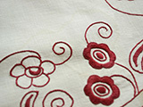 赤糸刺繍　Rott Broderi Redwork