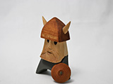 Viking　木製　バイキング人形